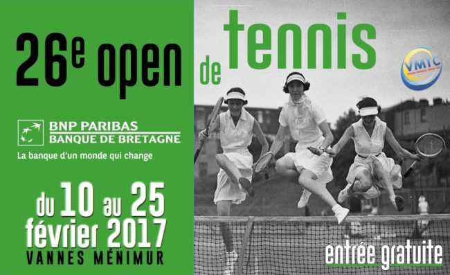 affiche 26eme open de tennis de vannes 2017